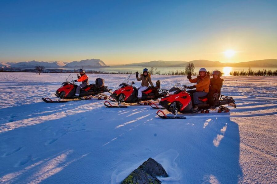 From Tromsø: Lyngen Alps Guided Snowmobile Tour - On the snow: safari-style riding in the Lyngen Alps