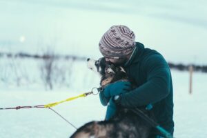 Tromso Husky Self-Drive Sledding with Cake and Drink in Lavvu - Self-drive training: sharing control and handling the sled in pairs