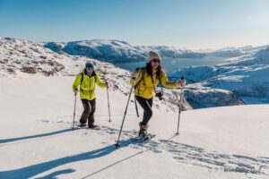 Tromso Snowshoeing - Valley, Fjord Views, Wildlife, Meal & Pickup - Snowshoes (and what happens when there’s not enough snow)